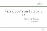 FairTradeTranslation.comTM by Daniel Marcu (Fair Trade Translation)