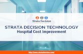 Strata Decision Technology - Hospital Cost Improvement