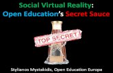 Social Virtual Reality: Open Education’s Secret Sauce