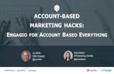 Account-Based Marketing Hacks 2016: Engagio for Account-Based Everything