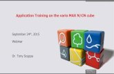 Application training on the vario MAX N/CN cube
