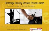 Security Service by Personage Security Services Private Limited New Delhi