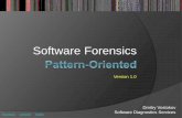 Pattern-Oriented Software Forensics