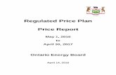 Regulated Price Plan Price Report