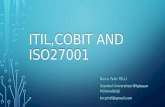 Itil,cobit and ıso27001