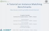 Instance Matching Benchmarks for Linked Data - ESWC 2016 Tutorial