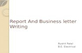 Reportwriting And Business letter Writing Presentation