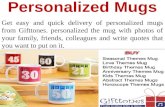 Personalized Mugs - Coffee Mugs - Photo Mugs - Gifttones
