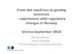From slot machines to gaming terminals - Experiences with ...