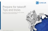 WW Tip Sheet- Industry Tips and Tricks from Concur