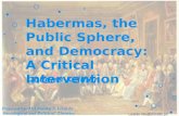 Habermas, the public sphere, and democracy a critical intervention