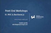 Workshop 9: BackboneJS y patrones MVC