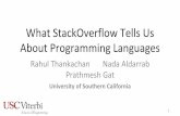Stack Overflow slides Data Analytics