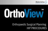 Orthopaedic Surgical Planning for Hip Procedures with OrthoView