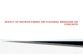 EFFECT OF RECRON FIBRES ON FLEXURAL BEHAVIOR ON CONCRETE