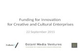 Funding for innovation for creative and cultural enterprises (Brighton)