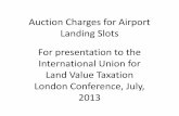 Bill Blatts: Auction Charges for Airport Landing Slots