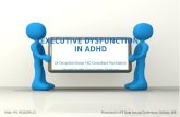 Executive dysfuntion in ADHD