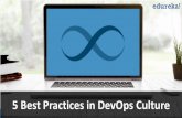 5 Best Practices DevOps Culture