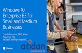 Windows 10 Enterprise E3 - Best in Class Security and Control - Presented by Atidan