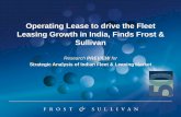 Frost & Sullivan - Analysis of India Fleet and Leasing market - 2015