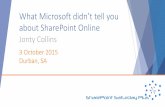 What Microsoft didn’t tell you about SharePoint Online