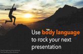 Use Body Language to Rock Your Next Presentation