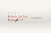 BIW15: Python in the Cloud: Django and Flaks