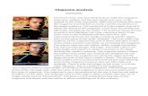 3 pages magazine analysis