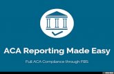 ACA Reporting Made Easy