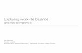 Exploring work-life balance (and how to improve it) - Sue Pritchard