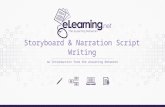 Storyboard & narration script writing cc