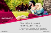 The Blackboard Portfolio tool: Features, uses, and campus-wide implementation process