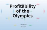 Profitability of the Olympics