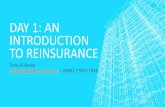 Day 1: An Introduction to Reinsurance