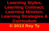 2013 Rey Ty learning contract-mission,strategies-curriculum