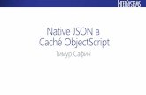 Native json in the Cache' ObjectScript 2016.*