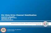 Rio Vista Drive Channel Stabilization