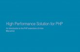 High Performance Solution for PHP7
