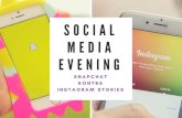 Social Media Evening: Snapchat kontra Instagram Stories