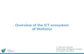 Overview of the ICT ecosystem of Wallonia