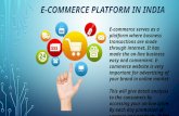 E commerce platform in india