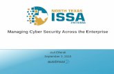 NTXISSACSC3 - Managing Cyber Security Across the Enterprise by Asif Effendi
