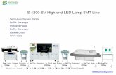 S 1200-sv high end led lamp smt line