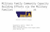 Military Family Community Capacity Building Efforts via the Military Families Learning Network