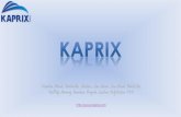 KAPRIX - Awnings, Pergolas and Tents
