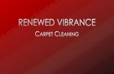 Renewed Vibrance Carpet Cleaning