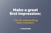 OSAE 2016 Presentation - Tips for Onboarding New Members
