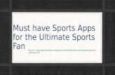 Must have sports apps for the ultimate sports fan