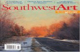 RS Hanna Gallery artist Marc R Hanson feature article in Southwest Art Magazine, November 2012.